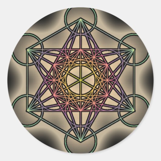 Metratron's Cube 2 - Sticker (Voorkant)