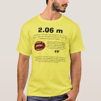Metrisch Amerika 2,06 m T-shirt