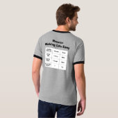Metrisch:Het leven in de keuken gemakkelijk maken T-shirt (Achterkant volledig)