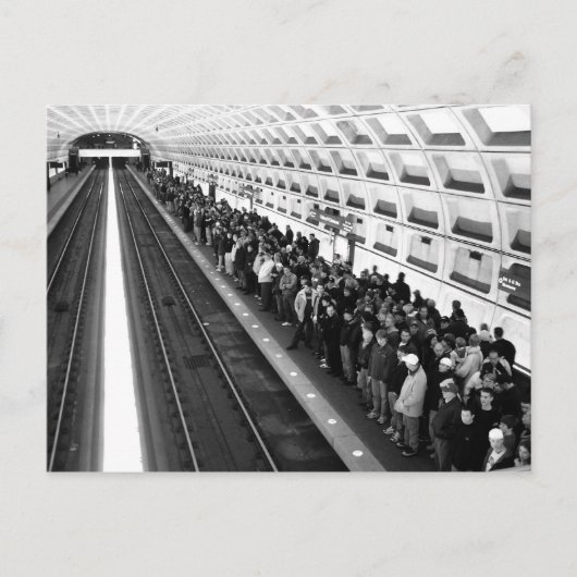 Metro B&W-Briefkaart Briefkaart (Voorkant)