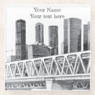 Metro bridge Onderzetter Glazen Onderzetter