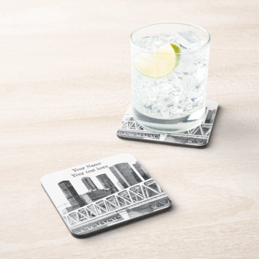 Metro brug bier onderzetter (Rechterzijde)