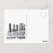 Metro brug briefkaart (Achterkant)