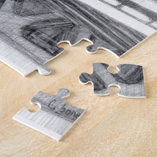 Metro brug legpuzzel (Zijkant)