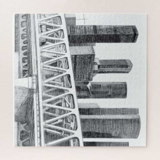 Metro brug legpuzzel (Horizontaal)