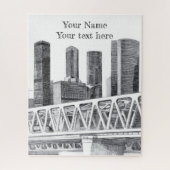 Metro brug legpuzzel (Verticaal)