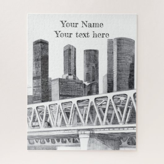 Metro brug legpuzzel (Verticaal)