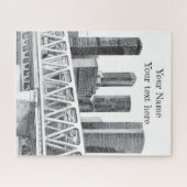 Metro brug legpuzzel (Horizontaal)