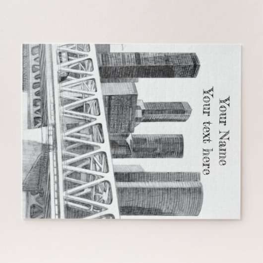 Metro brug legpuzzel (Horizontaal)