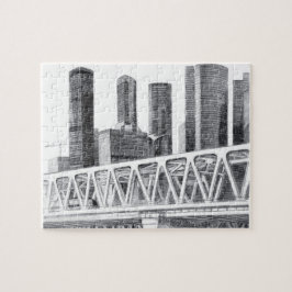 Metro brug legpuzzel