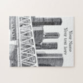 Metro brug legpuzzel (Horizontaal)