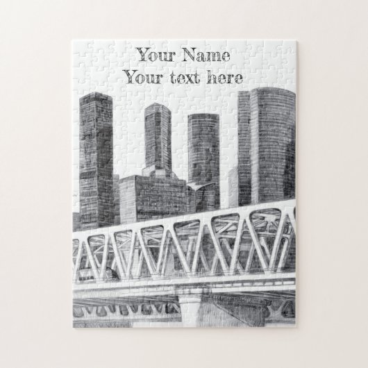 Metro brug legpuzzel (Verticaal)