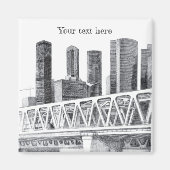 Metro brug magneet (Voorkant)