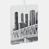 Metro brug metalen ornament (Voorkant Rechts)