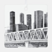 Metro brug metalen ornament (Voorkant)