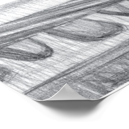 Metro brug poster (Hoek)