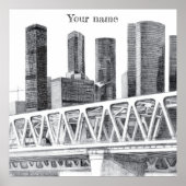 Metro brug poster (Voorkant)