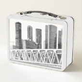 Metro brug Potlood tekening (Achterkant)