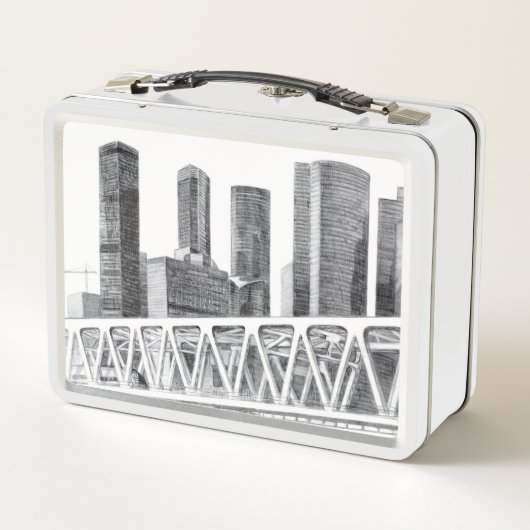 Metro brug Potlood tekening (Achterkant)