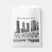 Metro brug Potlood tekening Bedankzakje (Voorkant)