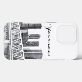 Metro brug Potlood tekening Case-Mate iPhone Case (Achterkant (horizontaal))