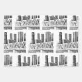 Metro brug Potlood tekening Inpakpapier Vel (Voorkant 2)