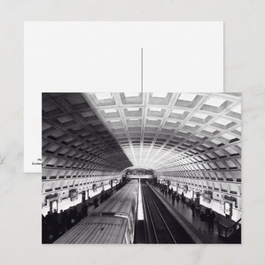 Metro DC-briefkaart Briefkaart (Voorkant / Achterkant)