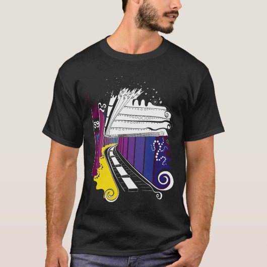 metro_donkshirt t-shirt (Voorkant)