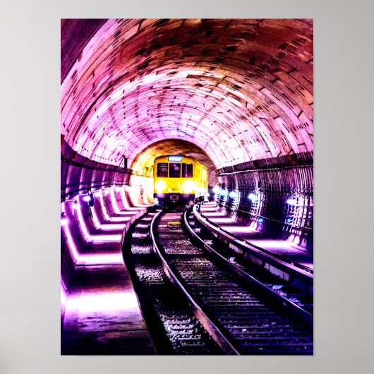 Metro door Berlijn Poster (Voorkant)