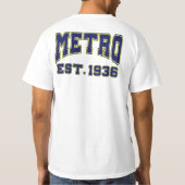 METRO Est 1936 T-shirt (Achterkant)