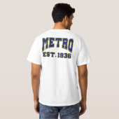 METRO Est 1936 T-shirt (Achterkant volledig)