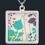 Metro Garden III Zilver Vergulden Ketting<br><div class="desc">Floral</div>