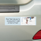 metro-gnoom bumpersticker (Op auto)