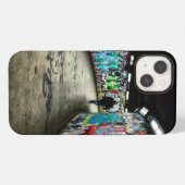 Metro graffiti kunst iPhone hoesje (Achterkant horizontaal)