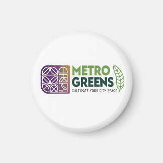 Metro Greens Urban Farming T-Shirt | City Gardener Magneet