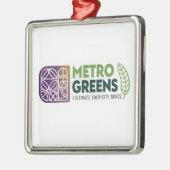 Metro Greens Urban Farming T-Shirt | City Gardener Metalen Ornament (Links)