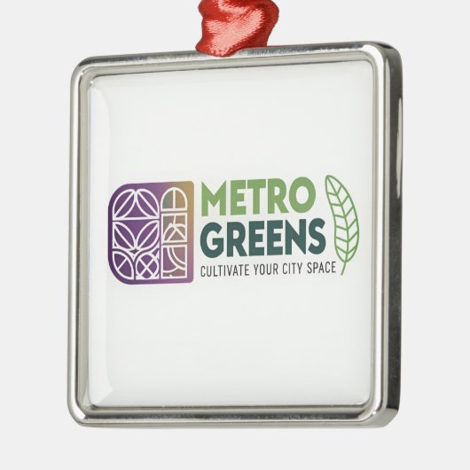 Metro Greens Urban Farming T-Shirt | City Gardener Metalen Ornament (Links)