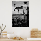 Metro-ingang Parijs Poster (Keuken)