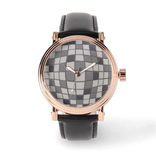 METRO | lederen mannen-horloge | m3galleryStudio Horloge (Voorkant)