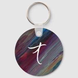 Metro monogram sleutelhanger