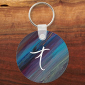 Metro monogram sleutelhanger (Achterkant)