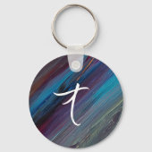 Metro monogram sleutelhanger (Achterkant)