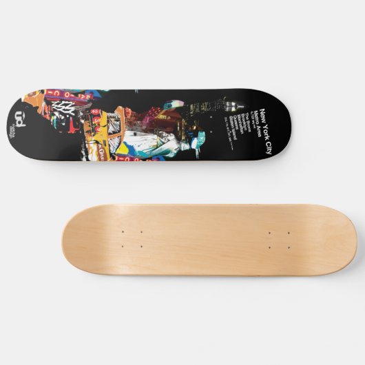 Metro New York City Persoonlijk Skateboard (Horizontaal)