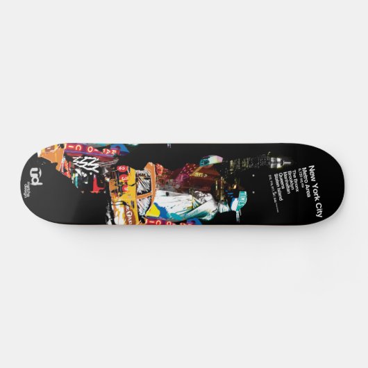 Metro New York City Persoonlijk Skateboard (Horizontaal)