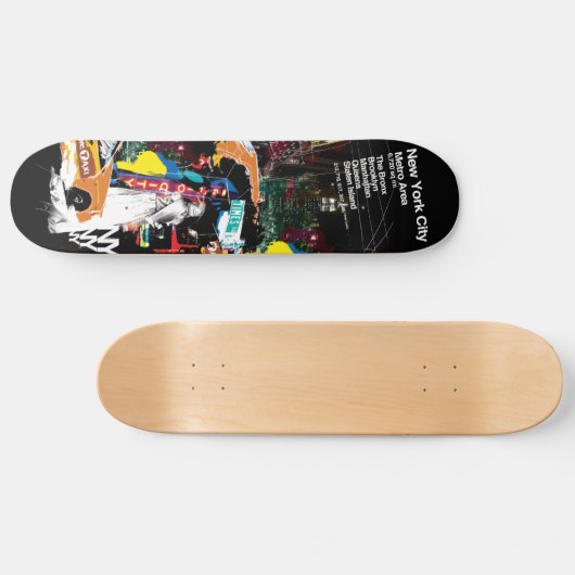 Metro New York City Persoonlijk Skateboard (Horizontaal)