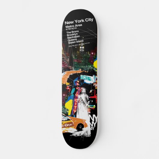 Metro New York City Persoonlijk Skateboard (Voorkant)