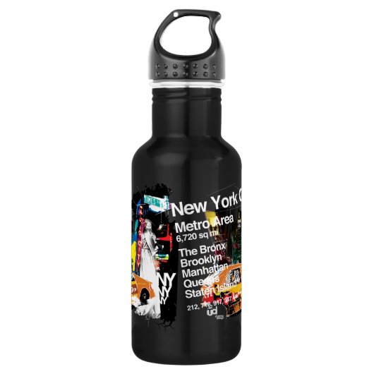 Metro New York City Waterfles (Voorkant)