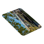 Metro op de brug Bir-Hakeim - Parijs, Frankrijk Magneet (Rechterzijde)