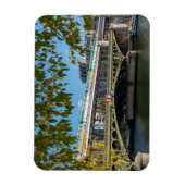 Metro op de brug Bir-Hakeim - Parijs, Frankrijk Magneet (Verticaal)