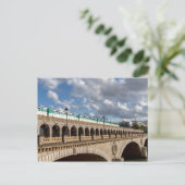 Metro oversteken Bercy brug - Parijs Briefkaart (Staand voorkant)